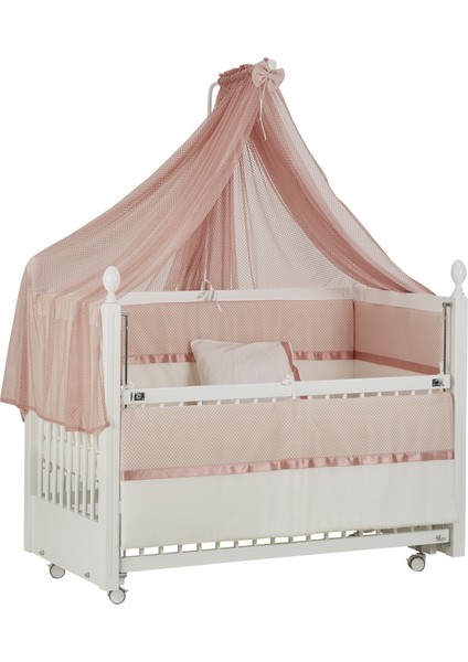 Meltem Smart Fiore Pembe Pamuklu Bebek Uyku Seti 60x120 cm fiyatları
