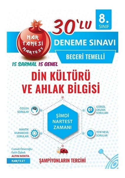 8. Sınıf Nar Tanesi Din Kültürü 30 Deneme Sınavı