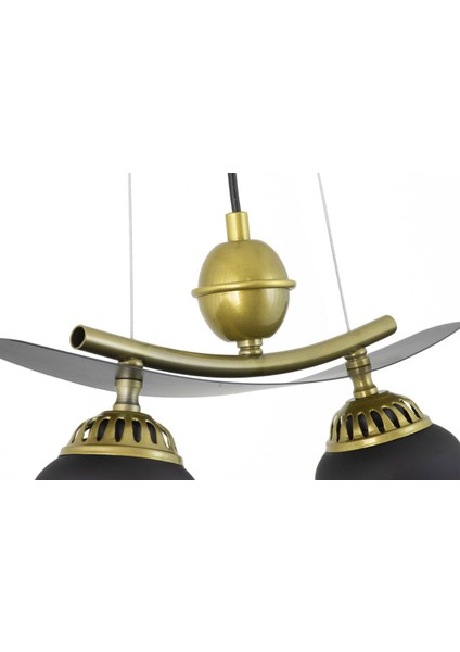 Ikili Modern Tarz Kayık Model Metal Camlı Sarkıt Avize fırsatları