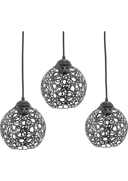 Selçuklu Top Motif Yıldız Ferforje Model Retro Rustik Sarkıt Avize fiyatları