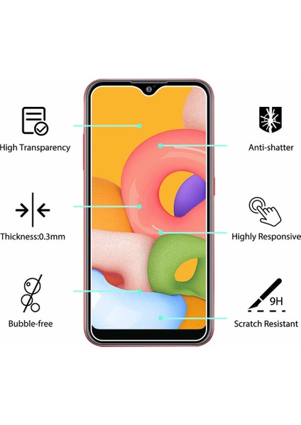 Samsung Galaxy A01 Esnek Kırılmaz Nano Cam Ekran Koruyucu