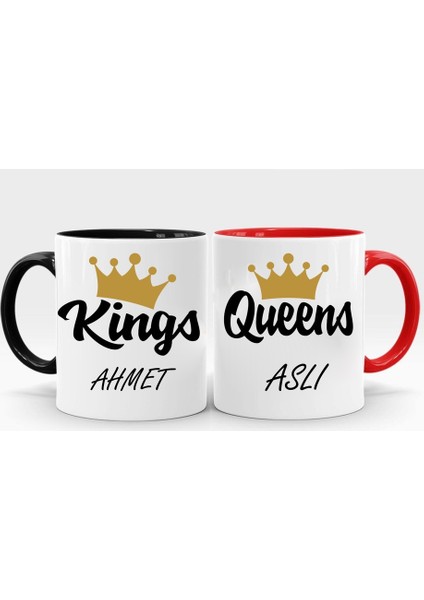 Çiftlere Özel King Queens Kupa Bardaklar