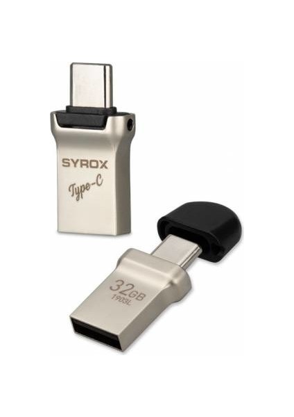 32 GB Type-C USB + USB Otg Flash Bellek - SYX - UTC32