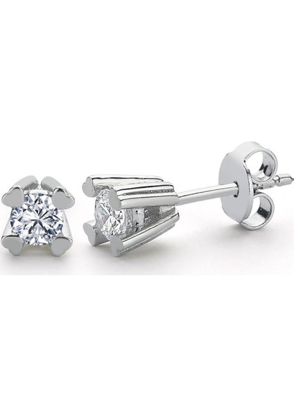 Swarovski Zirconia 0.60 Karat Kalp Tırnak Tektaş Ikili Gümüş Set modelleri