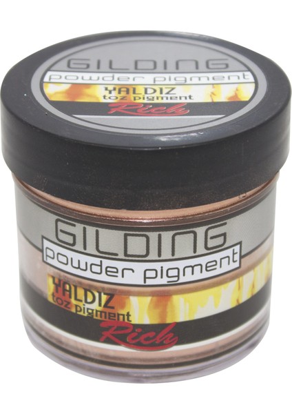 Gilding Powder Yaldız Toz Pigment 60 cc Bakır