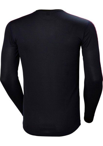 Hh Hh Lifa Stripe Crew Hha.48800_Hha.997 Black Xxl Erkek fiyatları