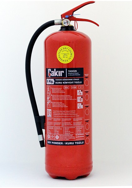 Yangın Söndürme Cihazı 6 kg Kkt Abc (Kuru Kimyevi Tozlu) modelleri