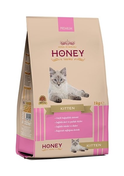 Premium Kitten Tavuklu Yavru Kedi Maması 1 kg