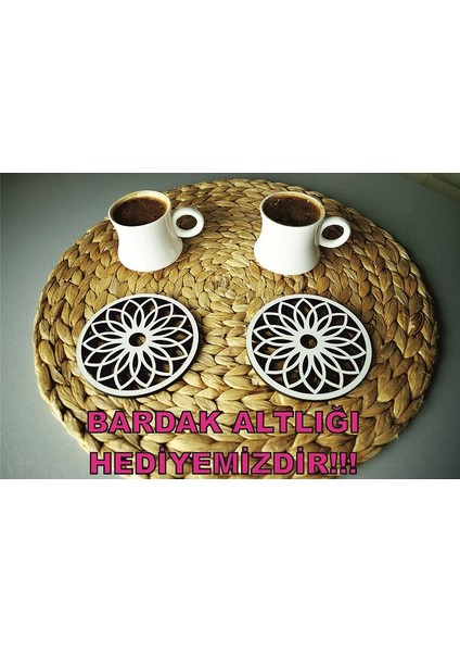 Kayra Saat Rustik Roma Silver (50CM)