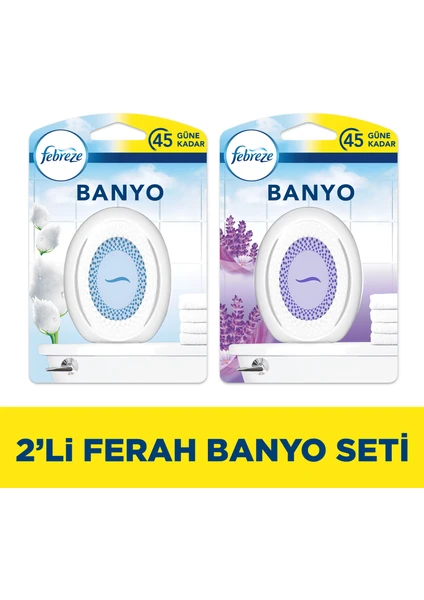 Hava Ferahlatıcı Banyo Oda Kokusu Temiz Çarşaf Ferahlığı&Lavanta