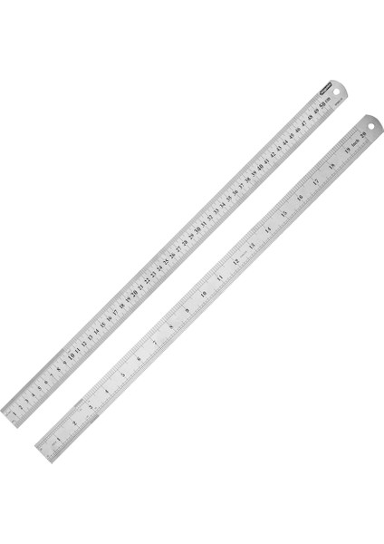 Çelik Cetvel 50 cm 12'li Kutu