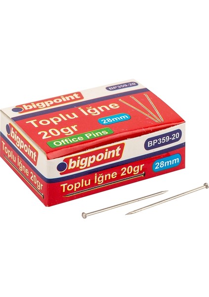 Toplu İğne 20 Gram 10'lu Kutu