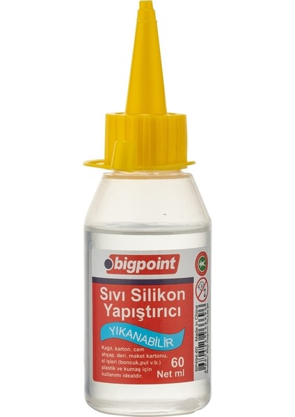 Sıvı Silikon Yapıştırıcı 60 ml 24'lü Kutu