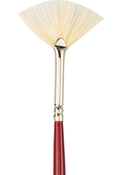 113 Serisi Doğal Kıl Yelpaze Fırça No: 4 12'li Kutu modelleri