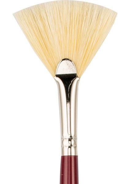 113 Serisi Doğal Kıl Yelpaze Fırça No: 12 12'li Kutu modelleri