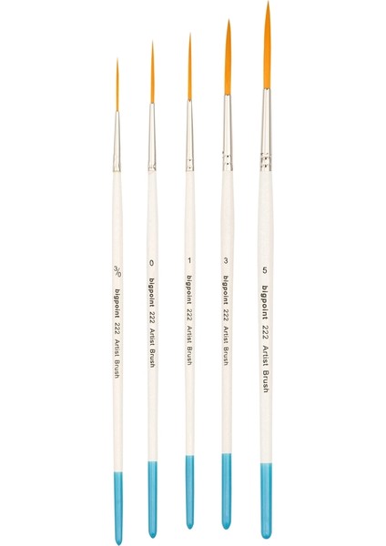 222 Serisi Sentetik Kıl Çizgi Fırça No: 1 12'li Kutu