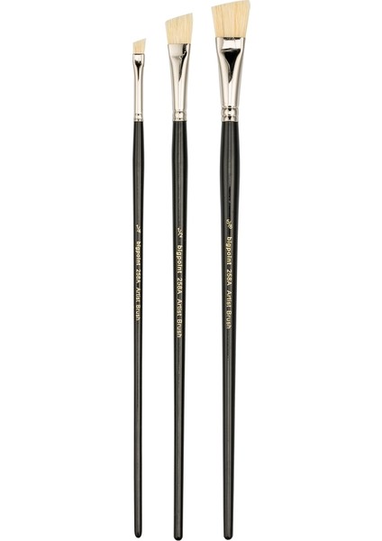 258A Serisi Doğal Kıl Yan Kesik Fırça No: 5/8 12'li Kutu