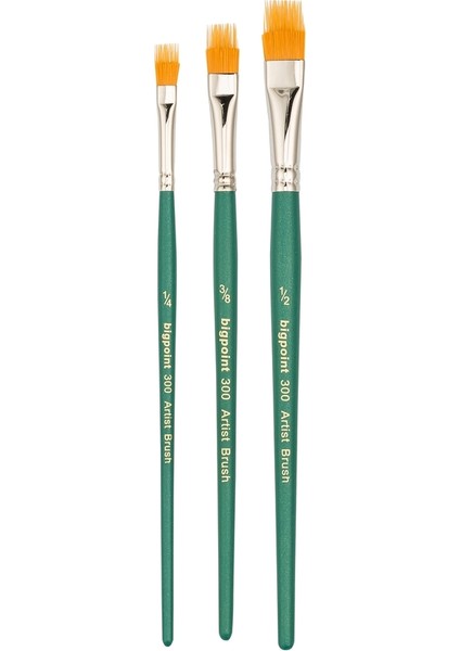 300 Serisi Sentetik Kıl Çimen Fırçası No: 1/2 12'li Kutu