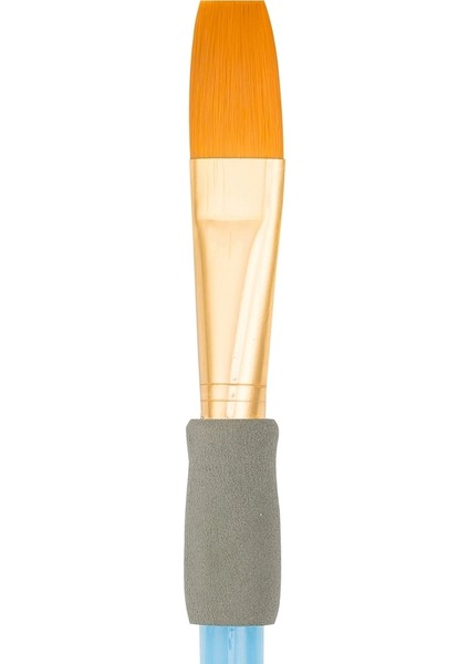 511 Serisi Sentetik Kıl Akrilik Sap Düz Kesik Fırça No: 24 12'li Kutu modelleri