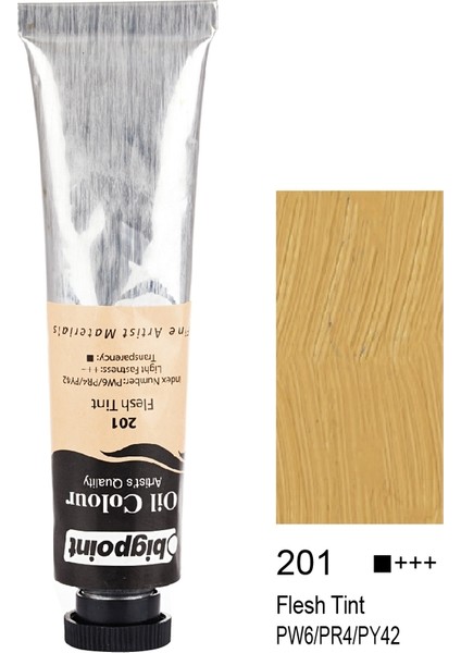 Yağlı Boya 45 ml Flesh Tint 201 6'lı Kutu