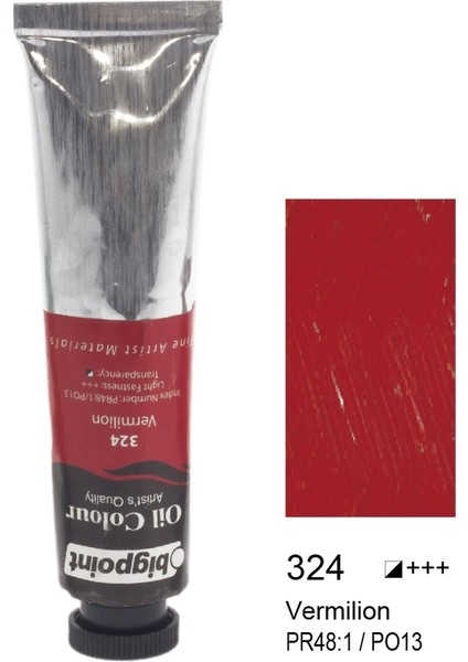 Yağlı Boya 45 ml Vermilion 324 6'lı Kutu