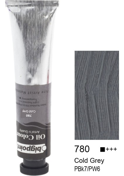 Yağlı Boya 45 ml Cold Grey 780 6'lı Kutu