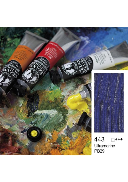 Cezanne Extra Fine Yağlı Boya 45 ml Ultramarine 443 6'lı Kutu