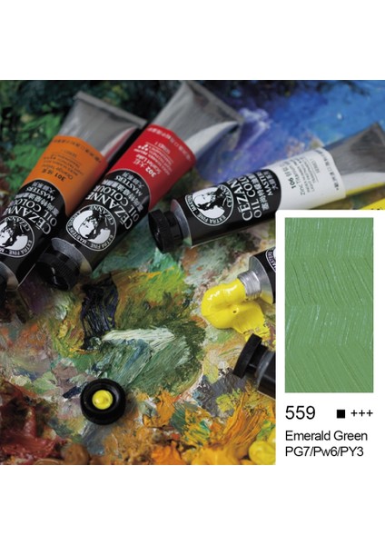Cezanne Extra Fine Yağlı Boya 45 ml Emerald Green 559 6'lı Kutu