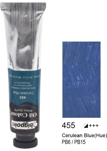 Yağlı Boya 45 ml Cerulean Blue 455 6'lı Kutu