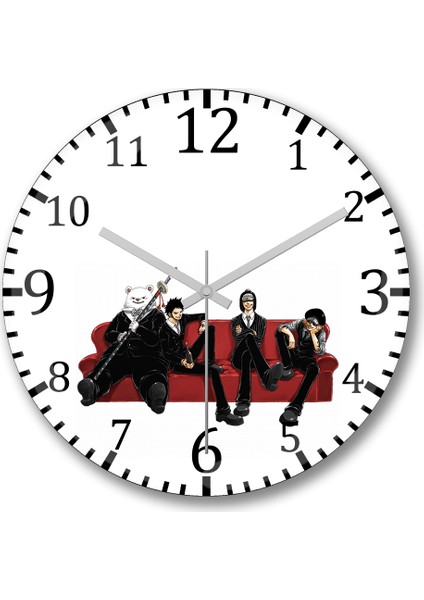 Corazon One Piece Duvar Saati Bombeli Gercek Cam