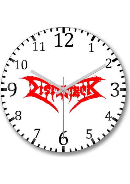 Dismember1 Duvar Saati Bombeli Gercek Cam