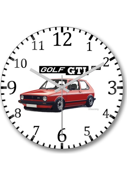 Golf MK4 Duvar Saati Bombeli Gercek Cam