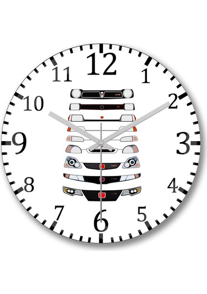 Honda Civic Eg Duvar Saati Bombeli Gercek Cam