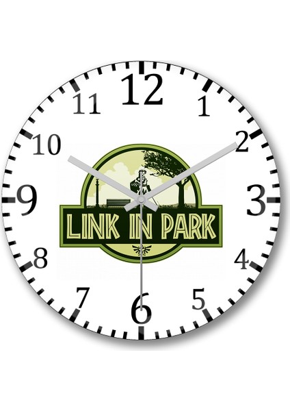 Jurassic Park 2 Duvar Saati Bombeli Gercek Cam