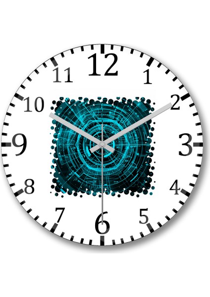 Sk Gnomo 2 Duvar Saati Bombeli Gercek Cam