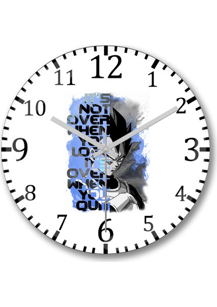 Veigar Duvar Saati Bombeli Gercek Cam