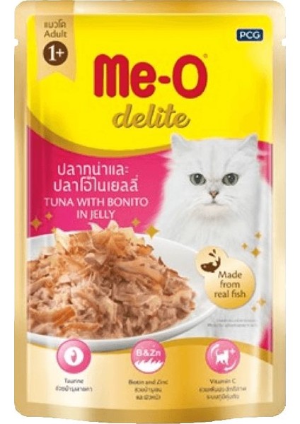 Delite Ton Balıklı ve Palamutlu Yetişkin Kedi Konservesi 70 gr