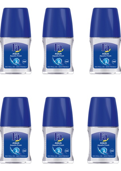 Roll-On Aquatic Fresh 25 ml - 6'lı