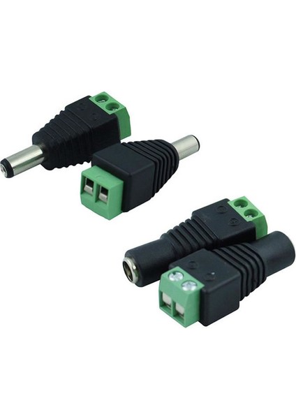 5.5 x 2.1 mm Kamera İçin Dc Power Erkek Plug Jak Adaptör Konnektör Plug