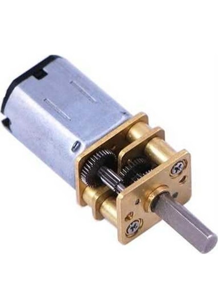 Metal Redüktörlü Mikro Motor 100RPM N20 DC12V