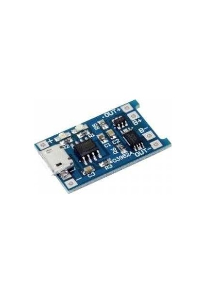 TP4056 Şarj Modülü 5V 1Ah Lityum Pil Şarj Korumalı