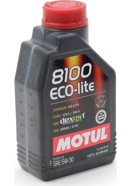 8100 Eco-Lite 5W-30 Dexos 1 1 Litre Motor Yağı ( Üretim Yılı :2023 )