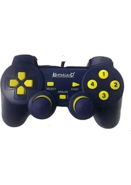 Bilgisayar Pc USB Gamepad Joystick Taraftar Oyun Kolu