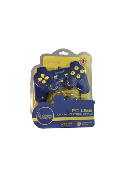 Bilgisayar Pc USB Gamepad Joystick Taraftar Oyun Kolu