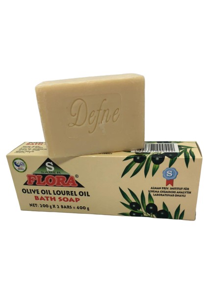 Zeytinyağlı Defneli Banyo Sabunu 400 gr