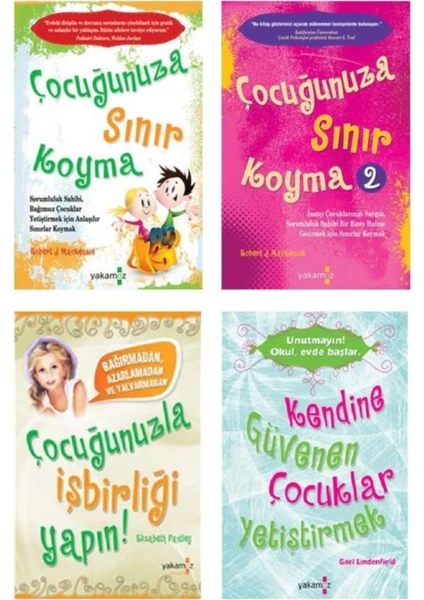 Çocuğunuza Sınır Koyma -  4 Kitap