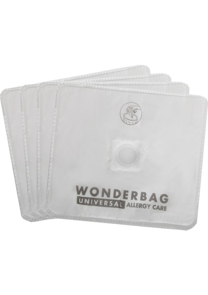 Wonderbag Universal Uyumlu Toz Torbası 4'lü + Hepa Filtre (%100 İthal A+ Kalite)