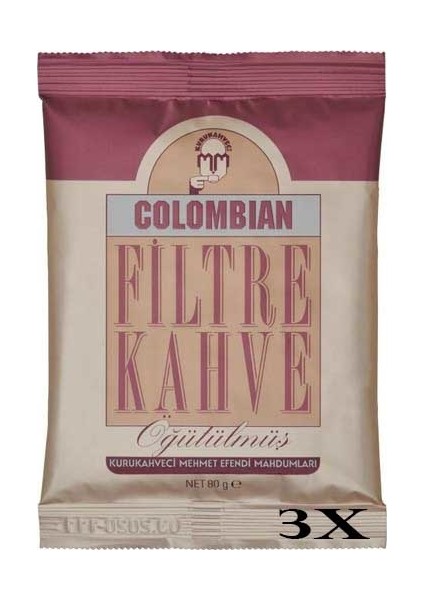 Colombian Filter 80 gr x 3 Adet