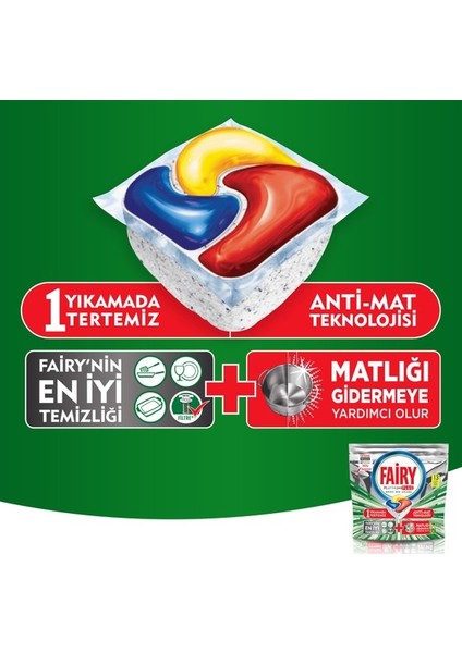 Platinum Plus 40 Yıkama Bulaşık Makinesi Deterjanı Kapsülü x 2 Adet