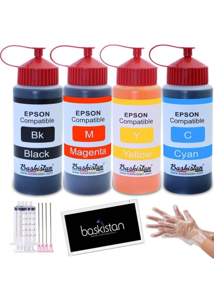 Epson 5620 İçin Mürekkep Seti 4 x 500 ml 15000 Sayfa